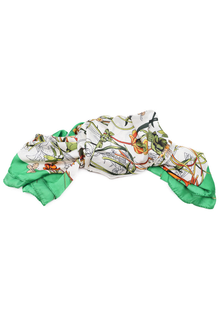 sciarpa foulard da donna colore verde