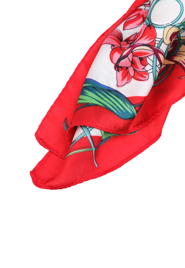 sciarpa foulard da donna colore rosso