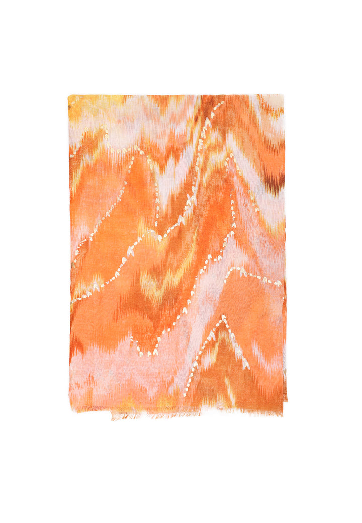 Foulard in viscosa colore arancione