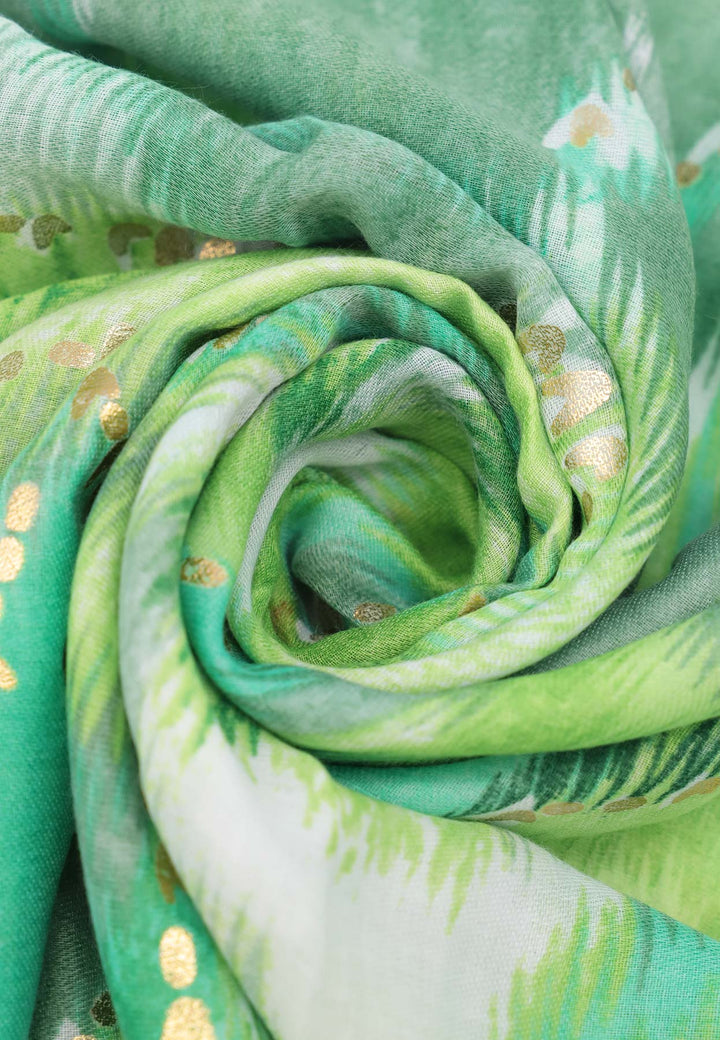 Foulard in viscosa colore verde