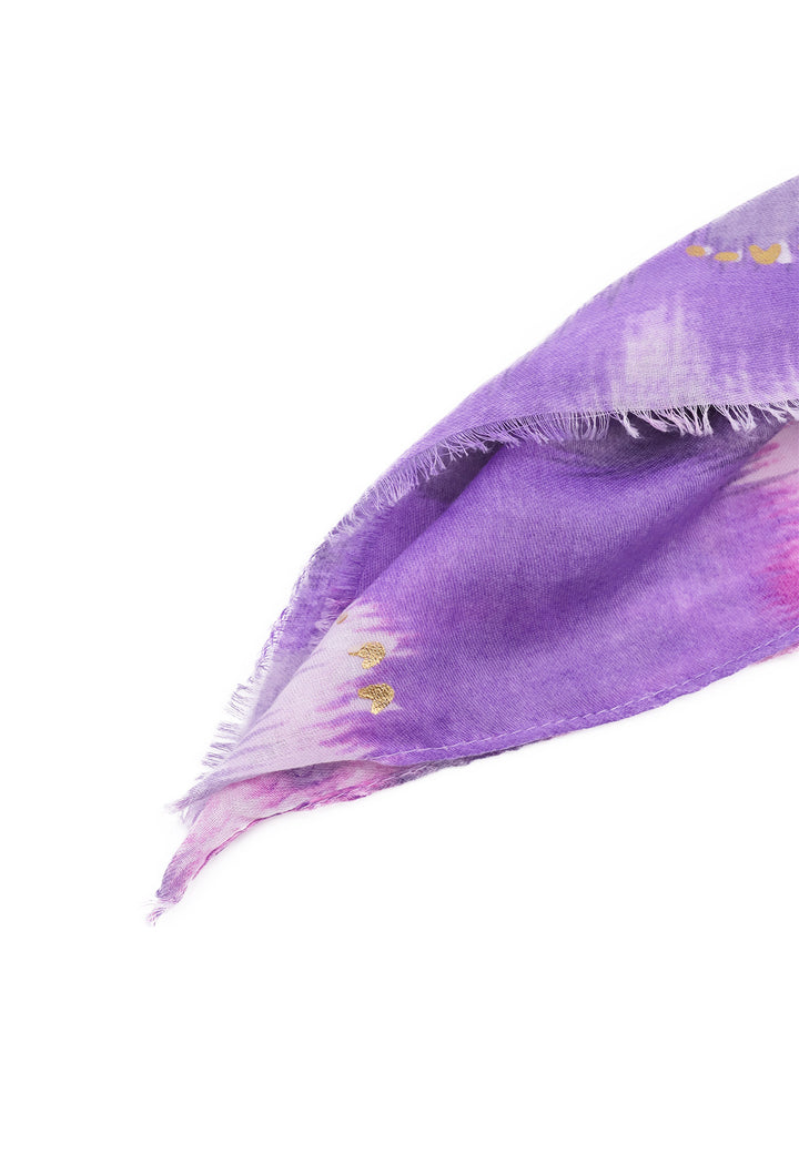 Foulard in viscosa colore viola
