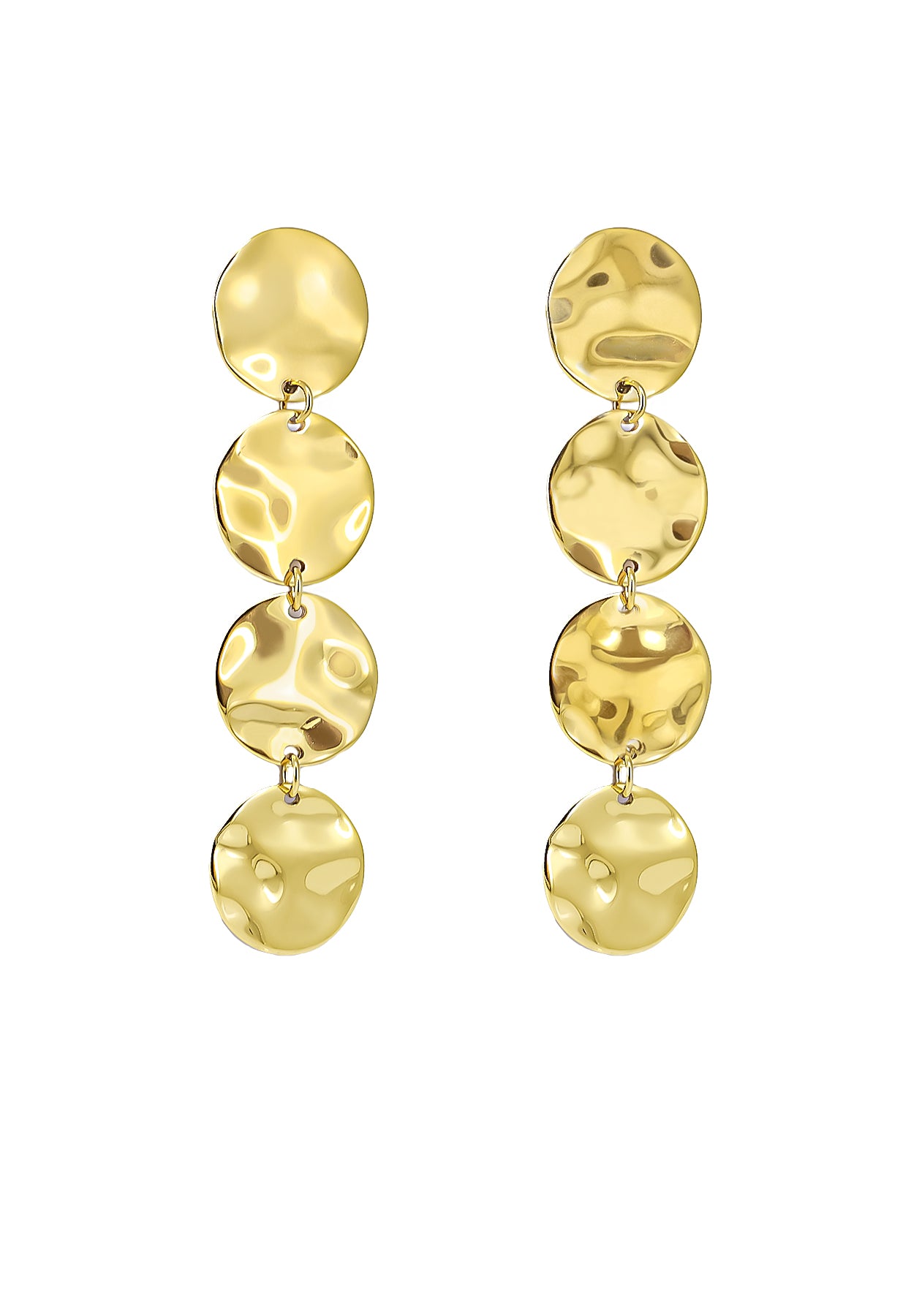 Orphelia Orecchini Pendenti Donna Con Zirconia Cubica - Placcato Oro, Mod. PO-023