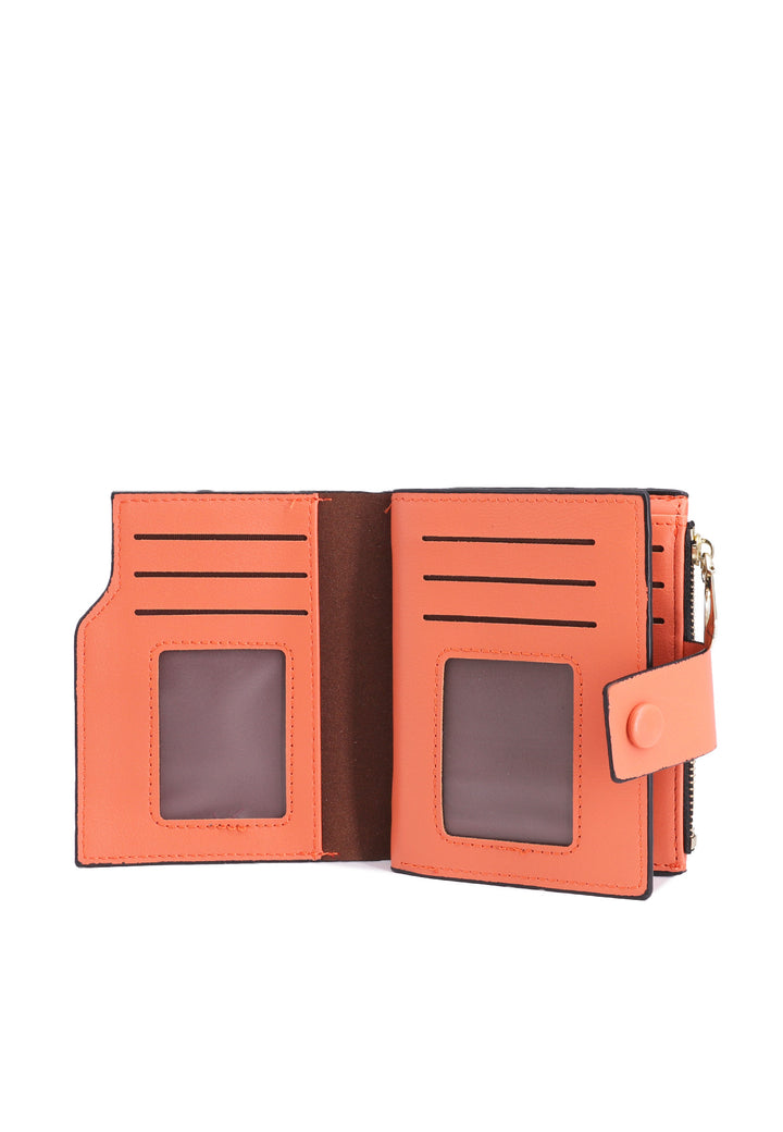 Portafoglio portamonete colore arancione