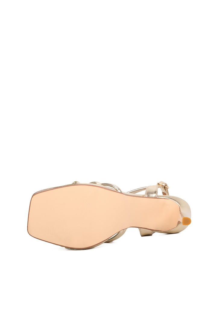 sandali da donna eleganti con tacco da 11 cm queen helena zm9627 oro