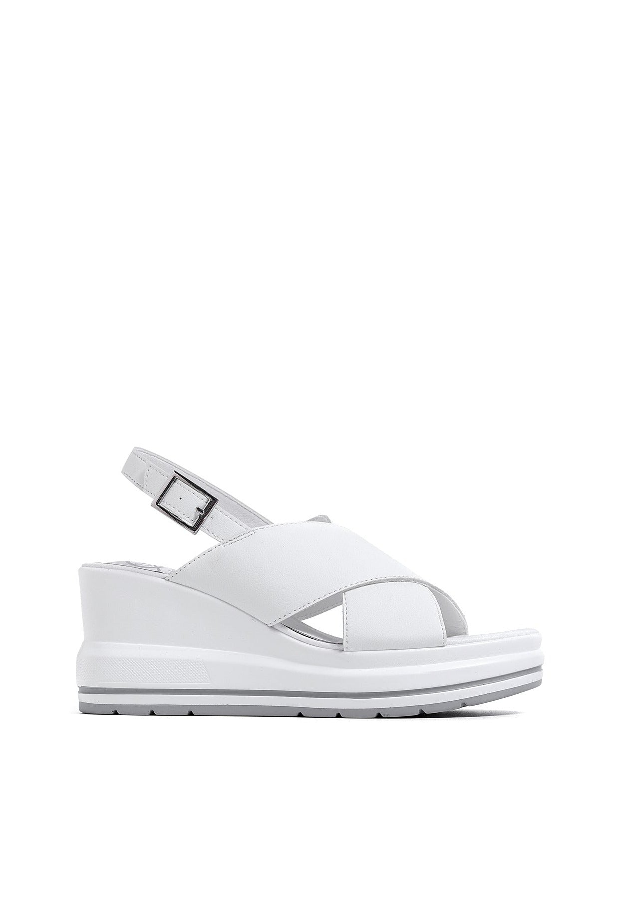 Marni Sandali in Pelle e Nylon con Fasce Incrociate e Suola Chunky Marni Sandali in Pelle e Nylon con Fasce Incrociate e Suola Chunky