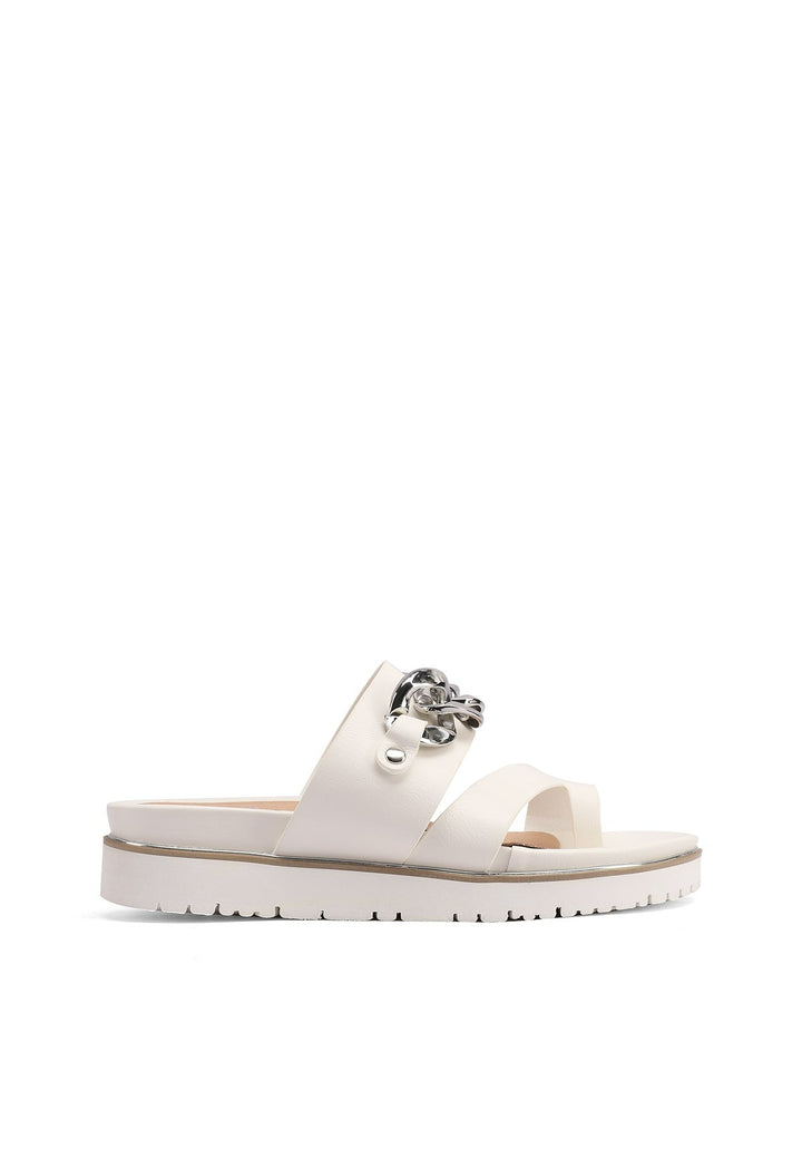 Sandali con platform colore bianco