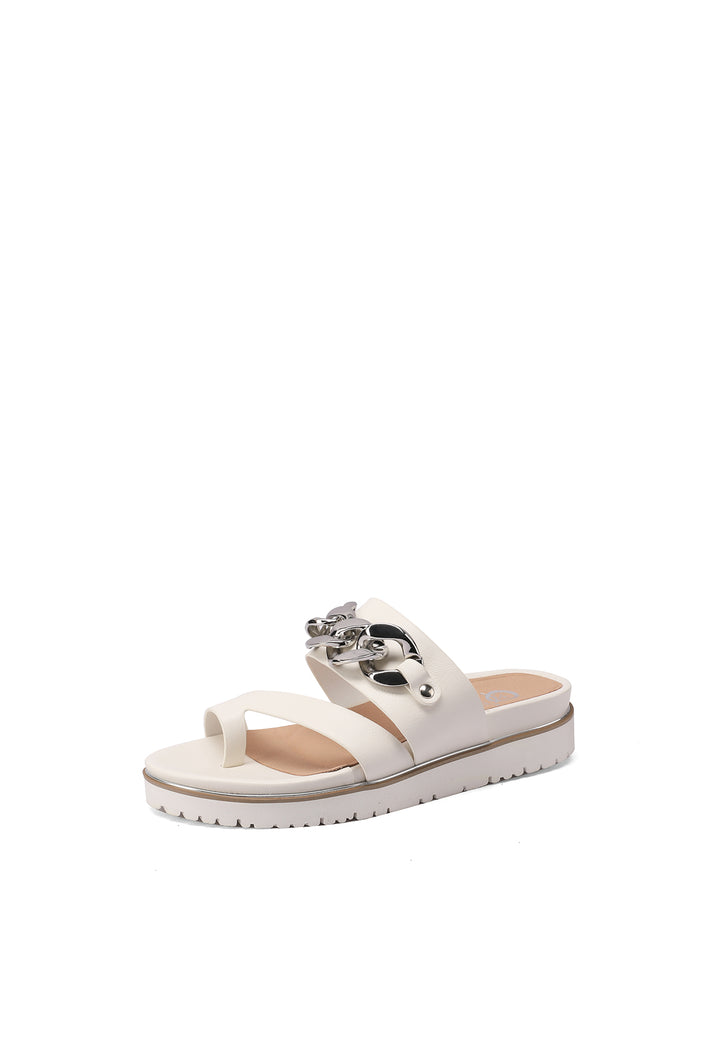 Sandali con platform colore bianco