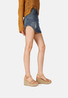 Sandali con zeppa alta 9 cm con cinturino colore marrone