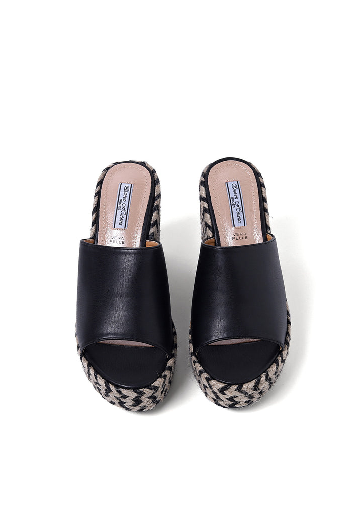 Zeppa Sandali Suola Gomma Espadrillas Donna Sandali Zeppa Queen