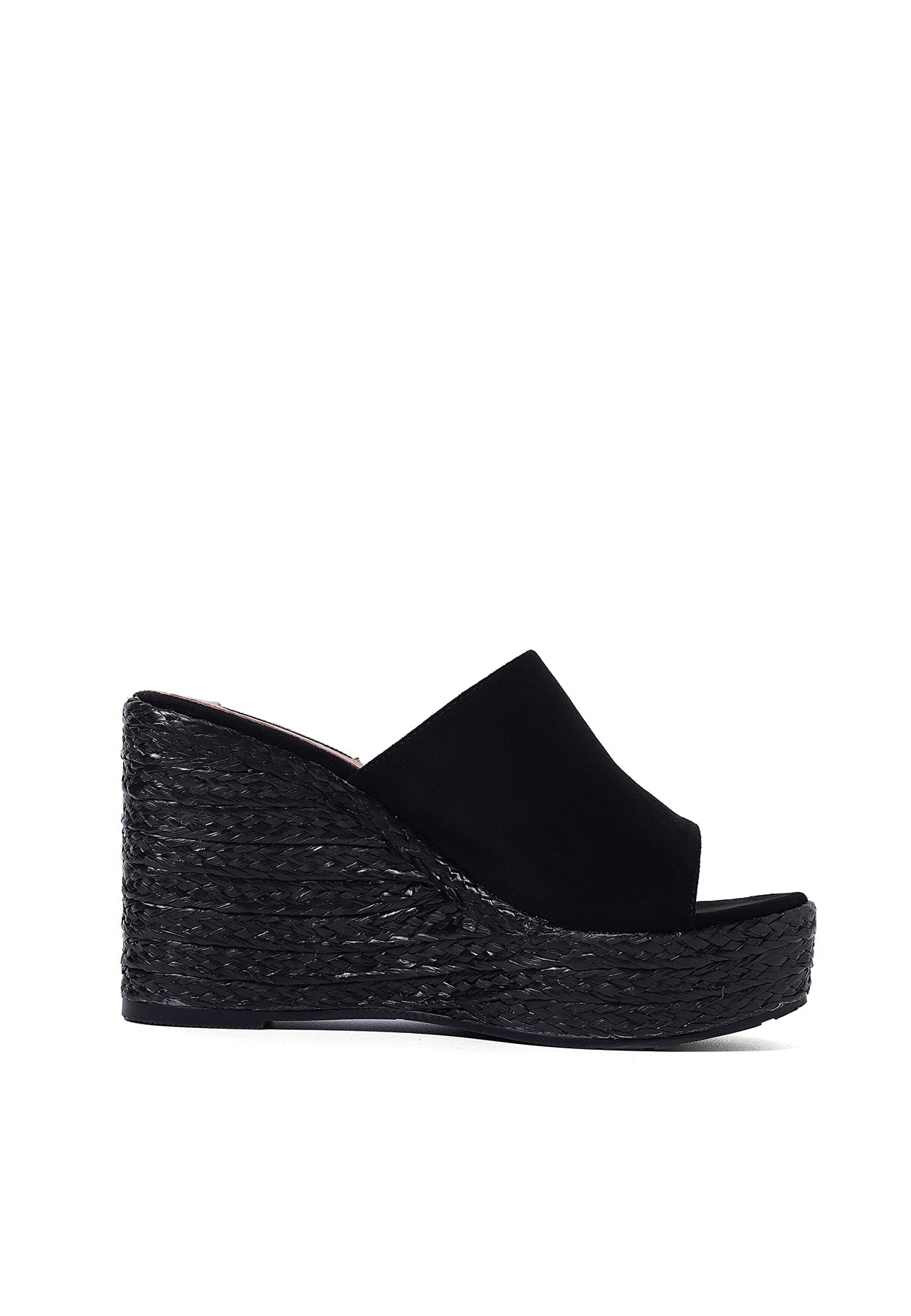 Sandali Con Zeppa Donna Bzees Serenade Slide - Nero, Taglia 40 EU, Tessuto Elasticizzato, Lavabili, Tecnologia Air Step