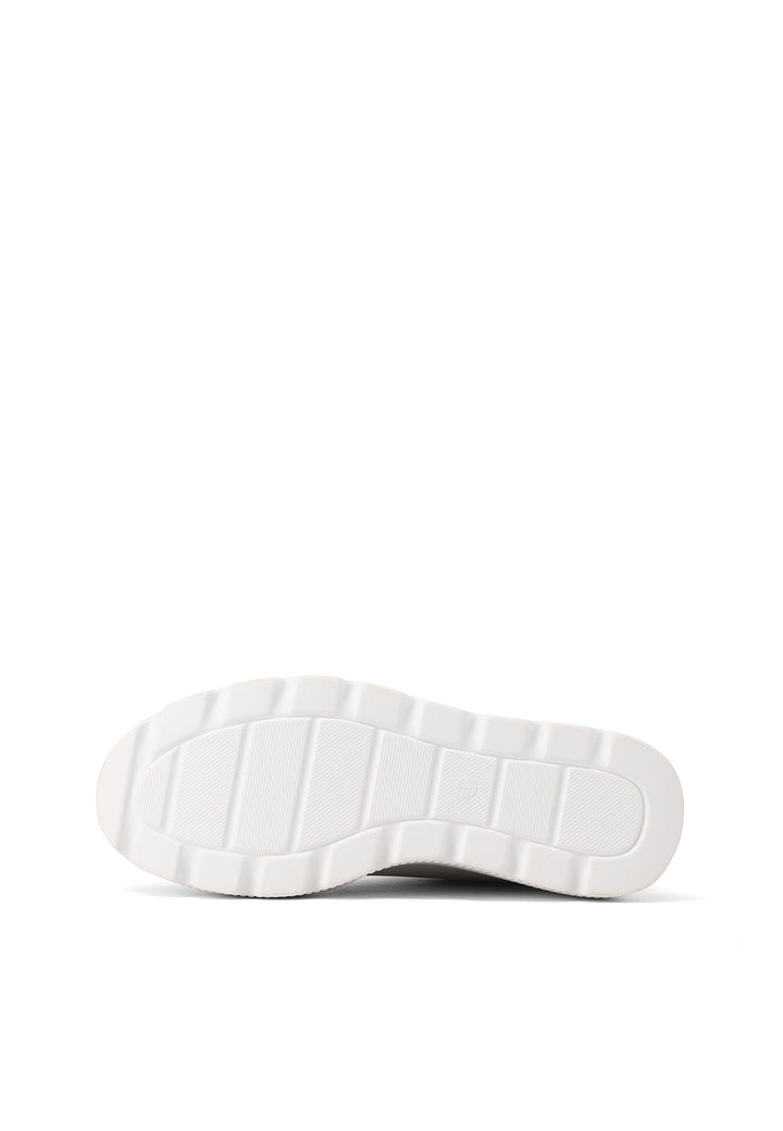 sneakers da donna con suola platform queen helena bianco nero