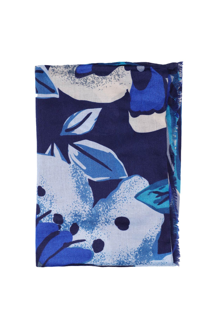 sciarpa foulard colore blu