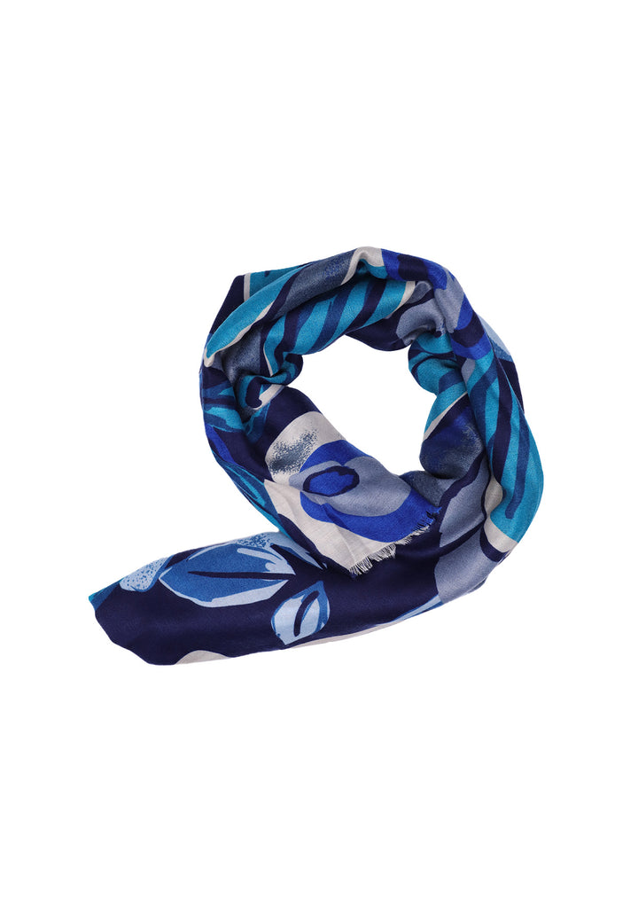 sciarpa foulard colore blu