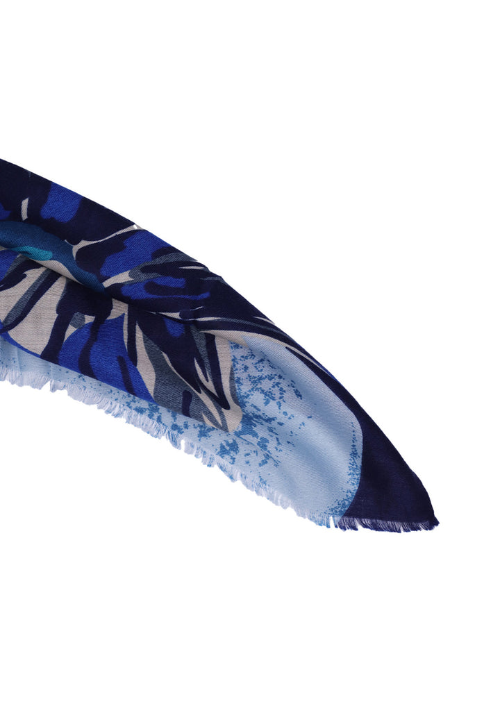 sciarpa foulard colore blu