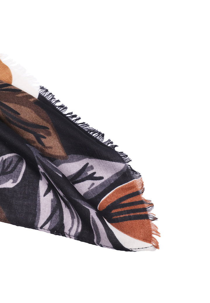 sciarpa foulard colore marrone
