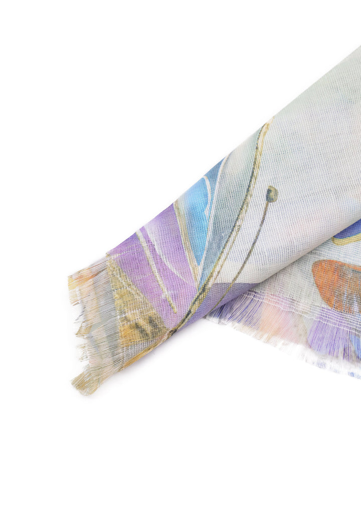 Sciarpa foulard in viscosa colore viola