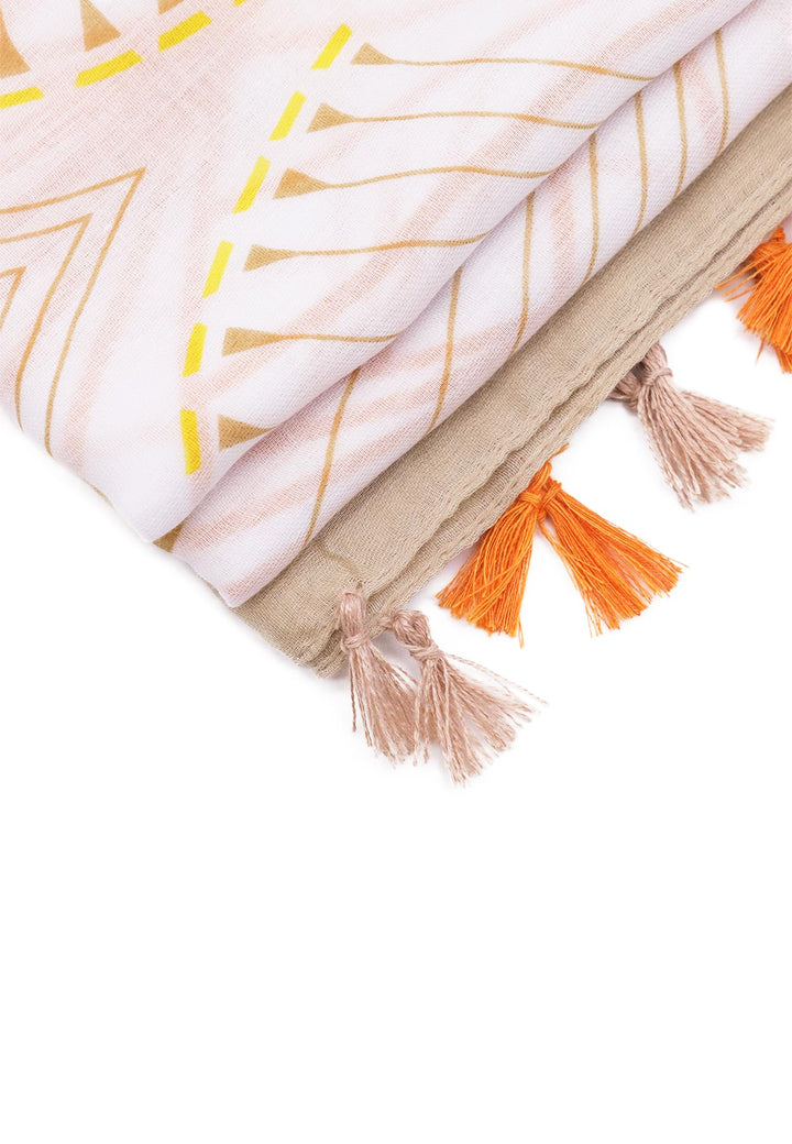 sciarpa foulard leggera e morbida colore beige