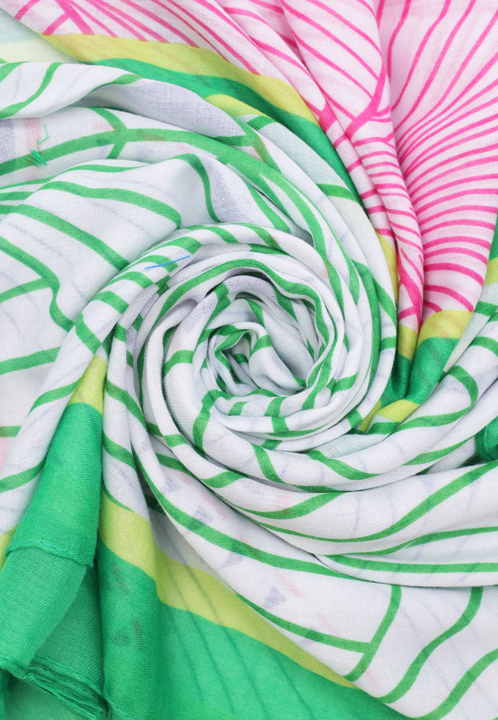 sciarpa foulard leggera e morbida colore verde