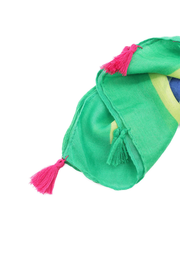 sciarpa foulard leggera e morbida colore verde