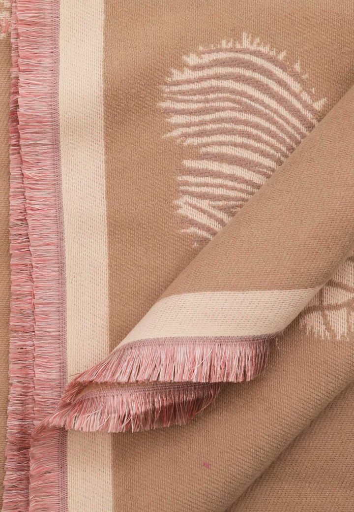 Sciarpa foulard da donna colore beige