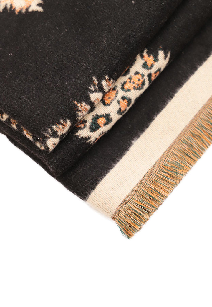 Sciarpa foulard da donna colore nero