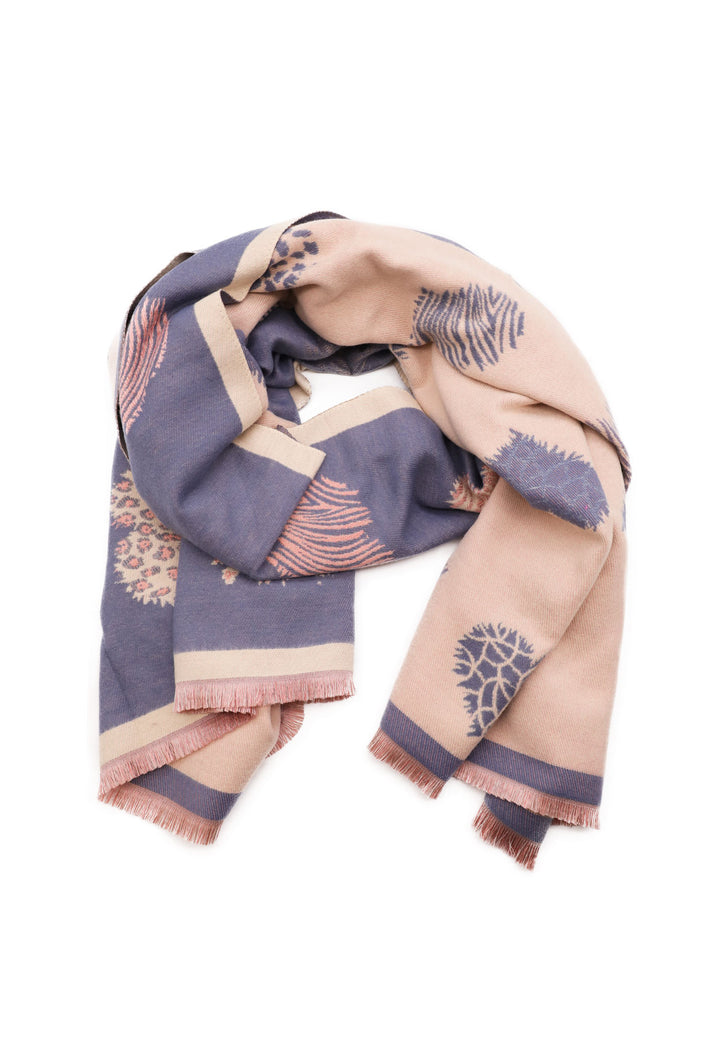 Sciarpa foulard da donna colore blu
