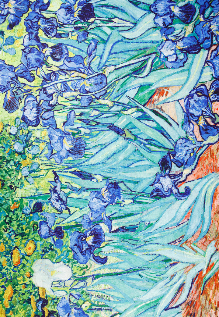 sciarpa foulard con frange colore blu