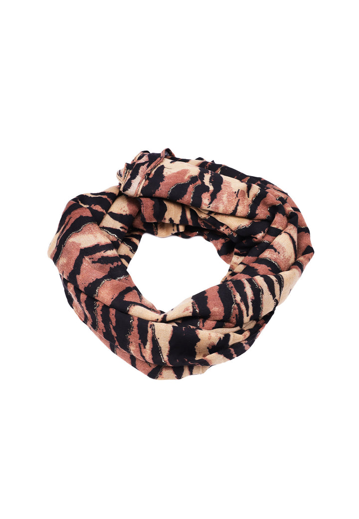 sciarpa foulard colore marrone