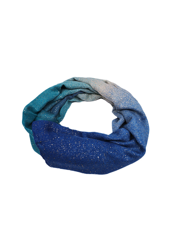 Sciarpa foulard pashmina colore blu