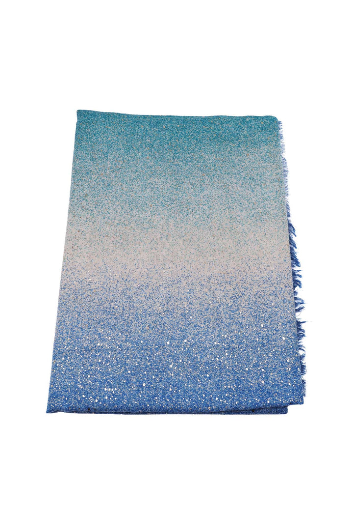 Sciarpa foulard pashmina colore blu