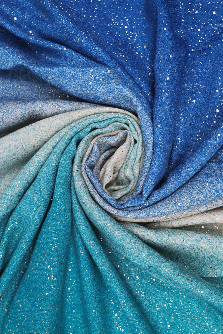 Sciarpa foulard pashmina colore blu