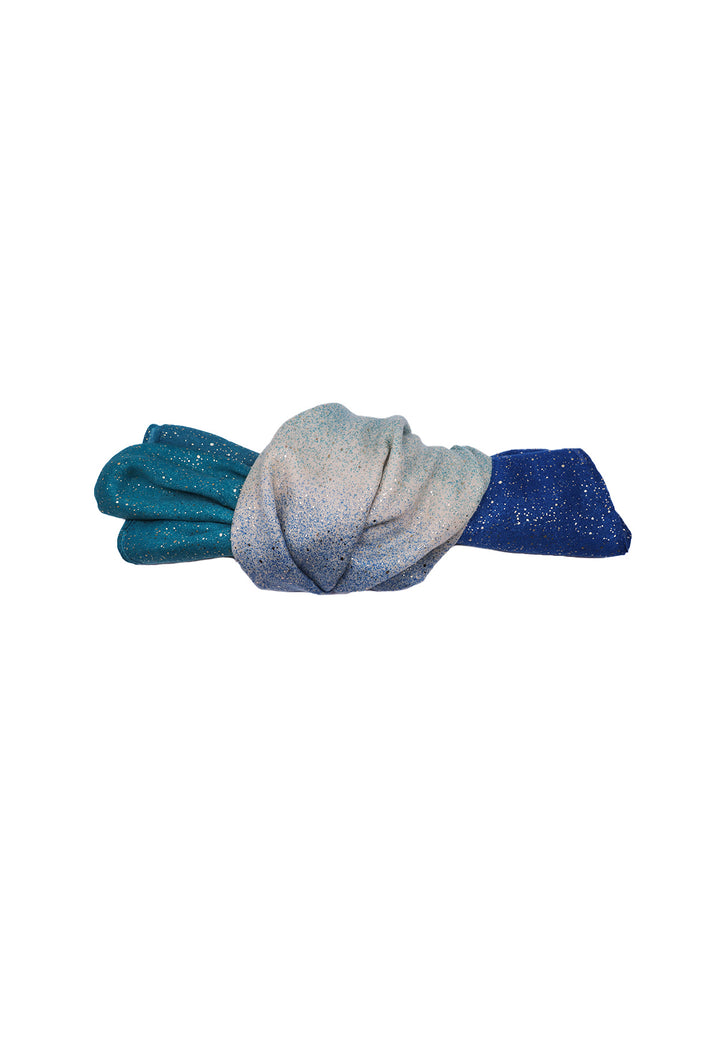 Sciarpa foulard pashmina colore blu