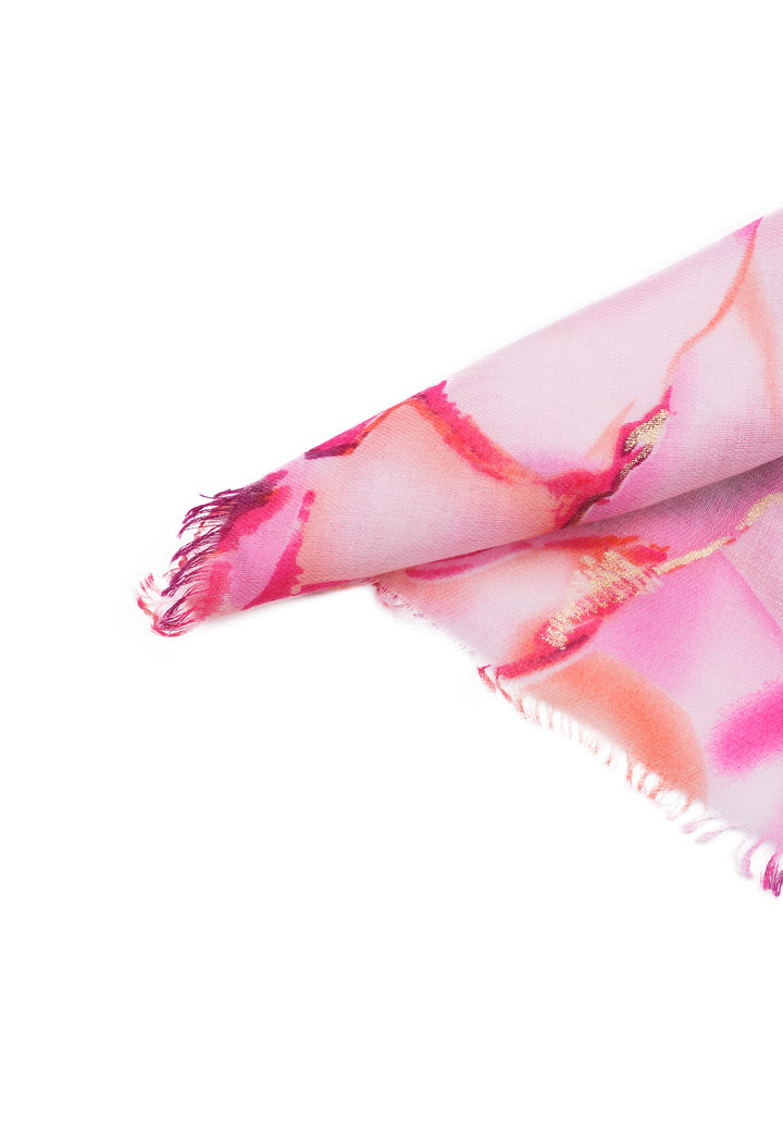 Sciarpa foulard in viscosa colore rosa