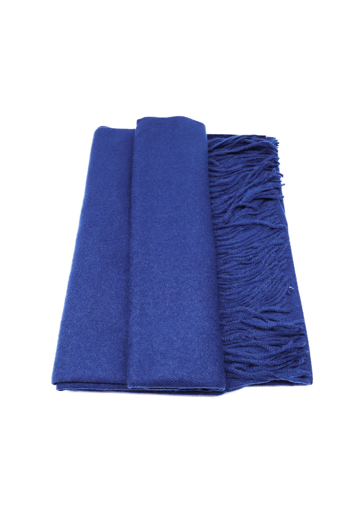 sciarpa pashmina in viscosa colore blu