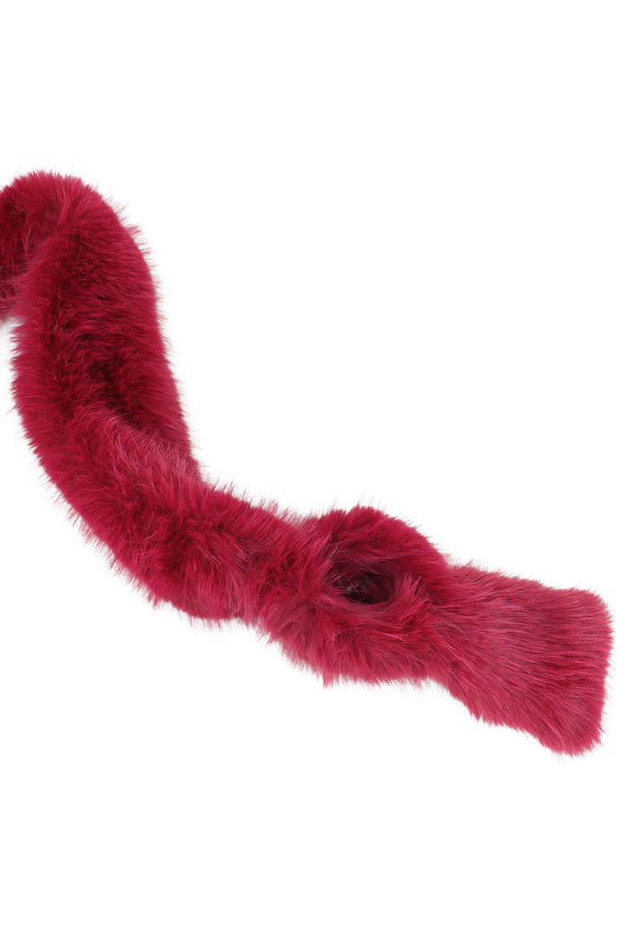 Sciarpa Scaldacollo da donna invernale colore rosso
