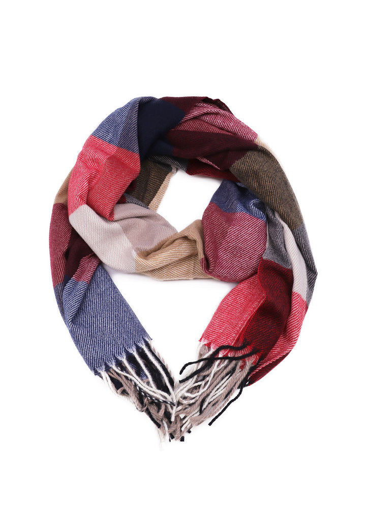 sciarpa foulard pashmina colore rosso