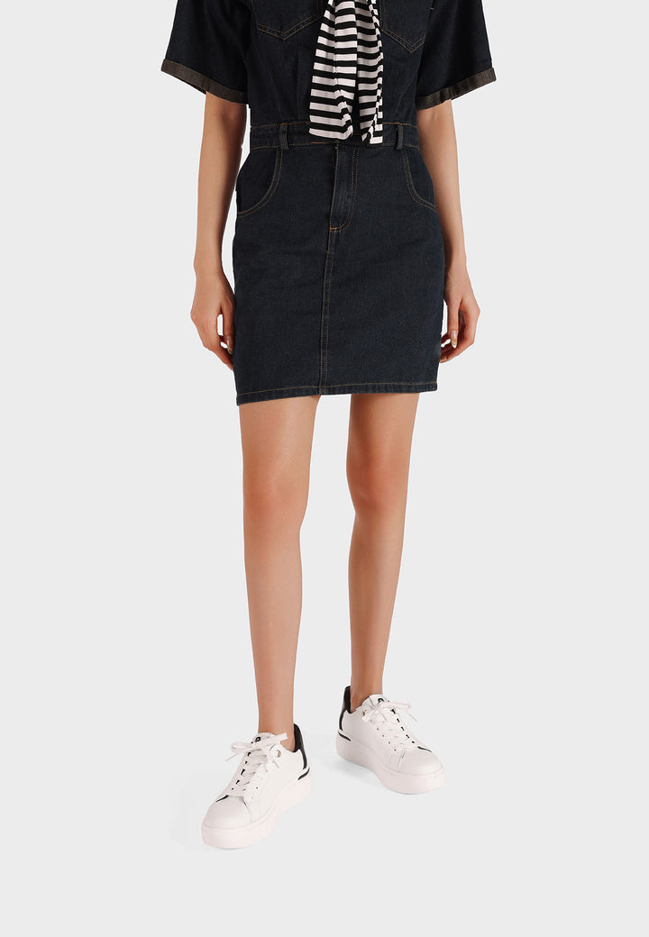 sneakers in ecopelle bianca con dettagli neri con suola alta platform e lacci
