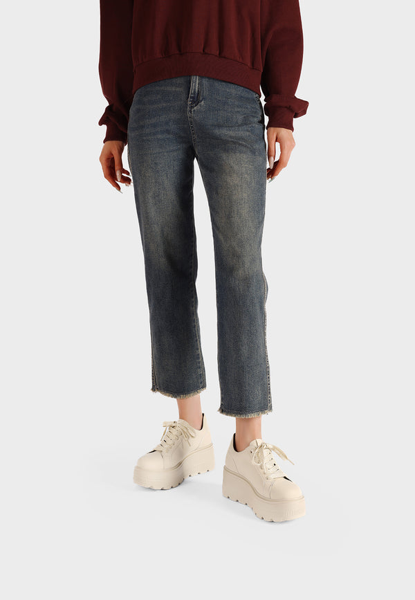 Sneakers platform beige da donna in ecopelle con suola alta