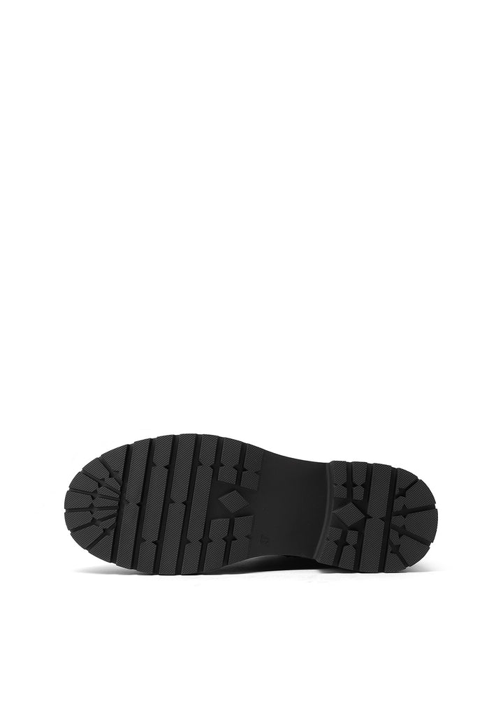 Stivaletti anfibi in ecopelle nera queen helena X33-47