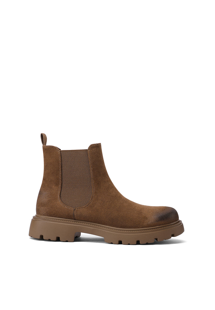 Stivaletti donna chelsea con suola carrarmato robusta Queen Helena