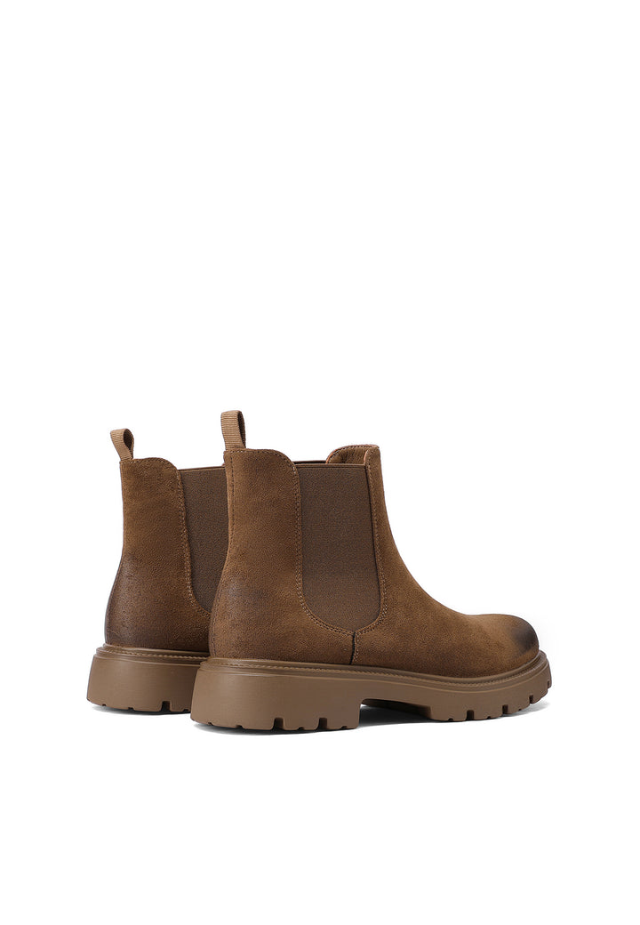 Stivaletti donna chelsea con suola carrarmato robusta Queen Helena
