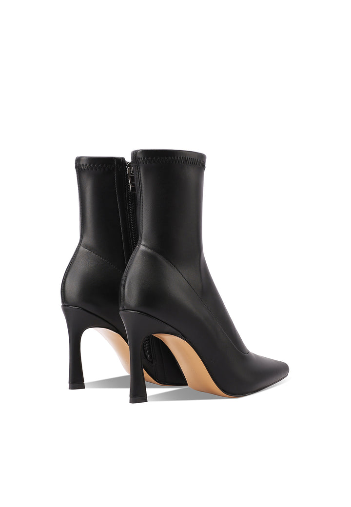Stivaletti donna tronchetto a calza con tacco a spillo Queen Helena
