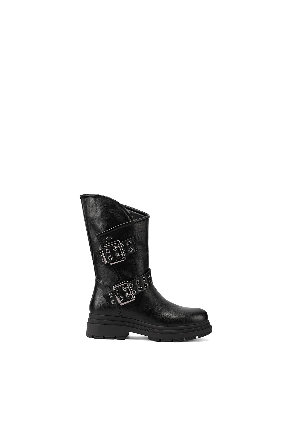 Stivali Donna CUSHIONAIRE Rena In Pelle Vegana Con Memory Foam E Cerniera Laterale - Nero, Taglia 39
