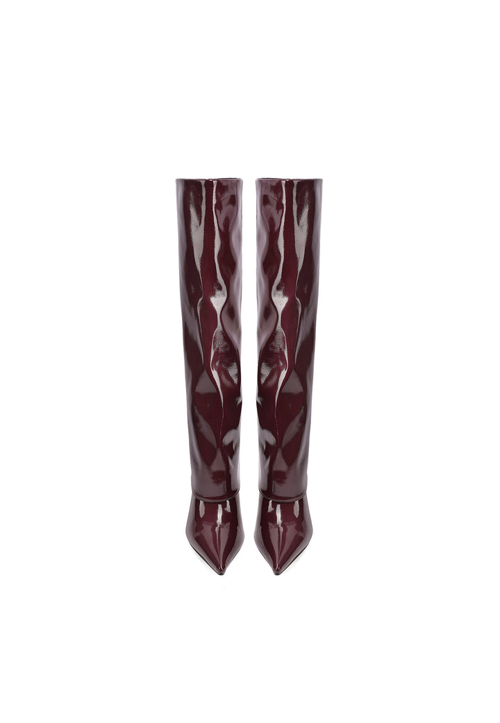 Stivali donna alti eleganti a punta con tacco a spillo