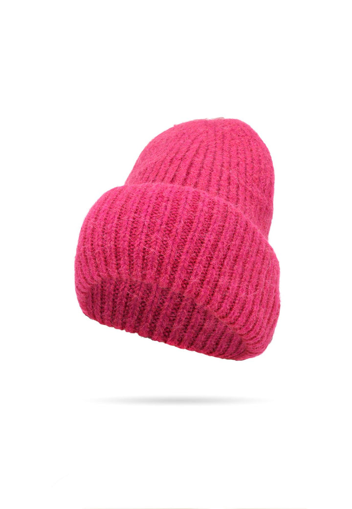 Cappello basic elegante da donna colore fucsia