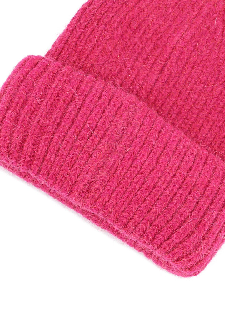 Cappello basic elegante da donna colore fucsia