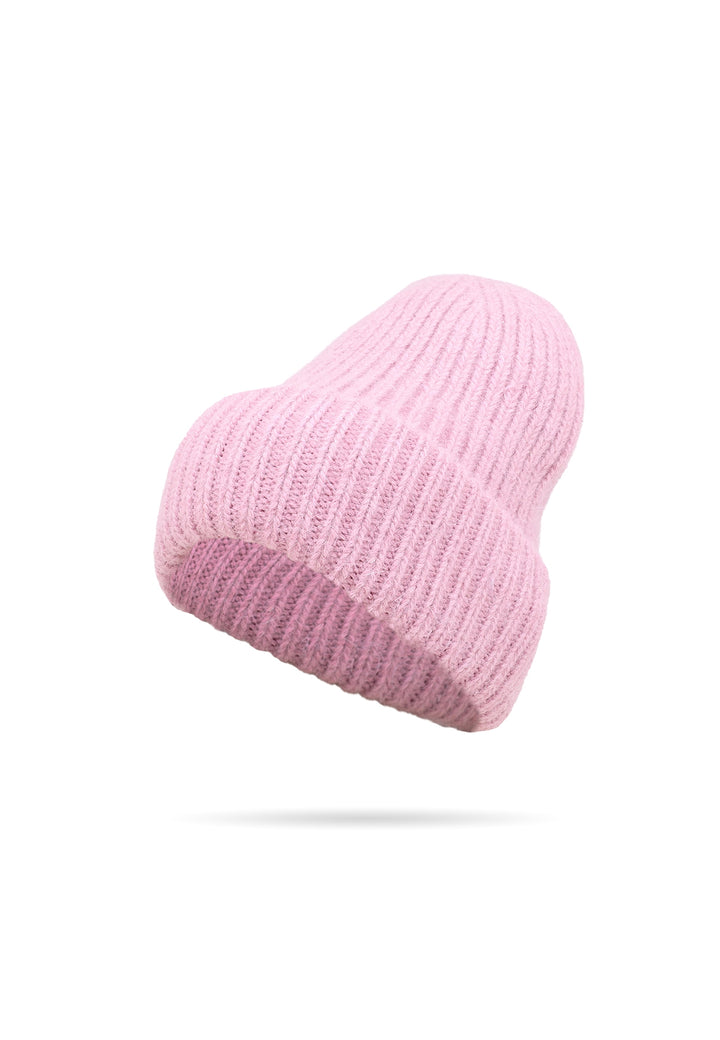 Cappello basic elegante da donna colore rosa