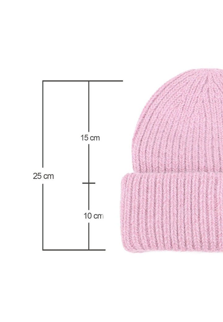 Cappello basic elegante da donna colore rosa