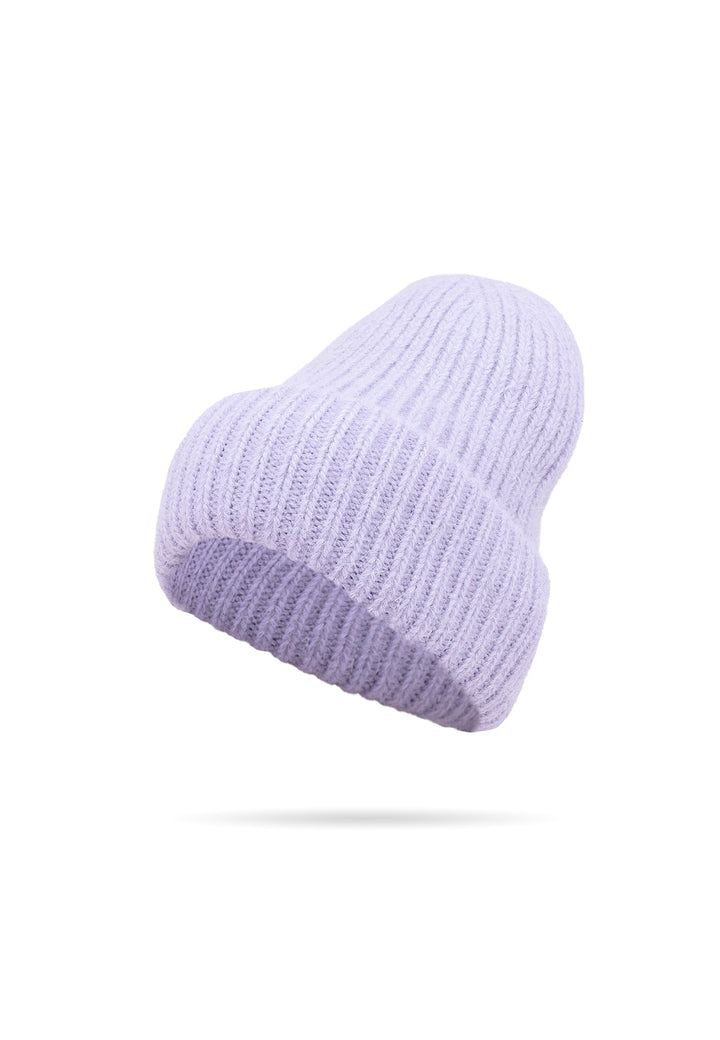 Cappello basic elegante da donna colore viola